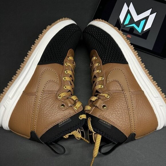 Nike Lunar Force 1 Duckboot Ale Brown Black 805899-202 Men’s Sizes - Picture 8 of 11